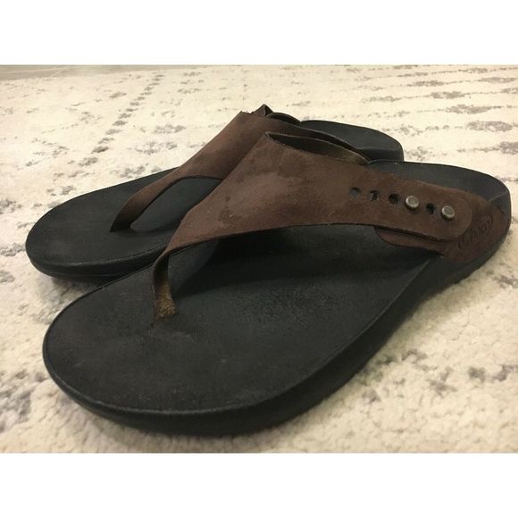 chaco leather sandals mens